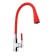 Accoona A9890N-1 kitchen mixer, single-leaf, silicone spout, red/chrome