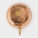 Copper mug, 450 ml, d = 8 cm, h = 8.5 cm, brass handle, with a pattern, 1 variety