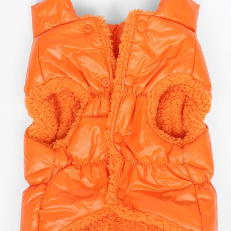 Dog jacket "Shine", s (DS 25, OG 37, Osh 24 cm, up to 5 kg), orange-8