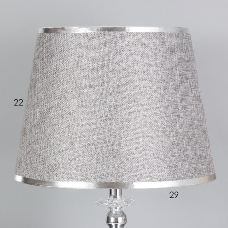 Table lamp "Ronica" 1x40W E27+backlight, chrome 28x28x50cm-2