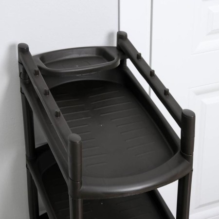 Black shoe launches, 4 tiers, 41.5 × 25.5 × 81 cm, color mix-1