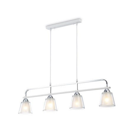 Suspended Ambrella Light, Modern, TR303242, 4HE27, white color, chrome-4