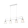 Suspended Ambrella Light, Modern, TR303242, 4HE27, white color, chrome