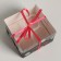 Capcake box, confectionery packaging, 4 cells "Congratulations", 16 x 16 x 10 cm