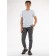 Sports pants for ISEE boys, height 134-140 cm, dark gray color