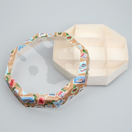 Folding box "Mail", 29 x 29 x 5 cm, new year-1