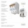 Aircraft switch 3P 40 A C 4.5 KA W903P404