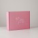 Folding box "Pink New Year", 27 x 21 x 9 cm, New Year