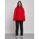 Ski costume female winter, size 44, red color