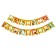 Garland on the tape "Happy Birthday", length 215 cm, cheburashka