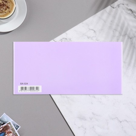 Money envelope "Universal" velvet, balls, purple background, 19x9.3 cm-2
