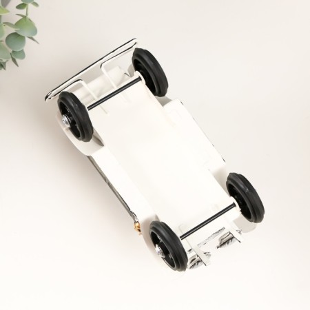 Souvenir Metal "Retro. White Auto" 20x9.4x13 cm-6