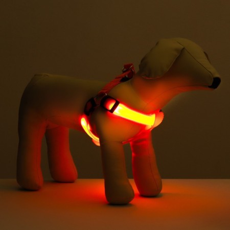 Shleka luminous size s, sling 2.5 cm, og 32-40 cm, 3 orange glow modes-7
