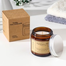 Aromatic candle in the bank 