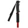 Sticks for Scandinavian walking online, telescopic, 3 sections, up to 135 cm, 2 pcs., Mix color