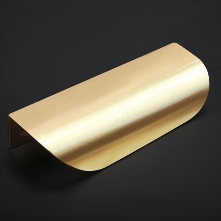 Handle cappio, m/o 96 mm, matte gold color-3