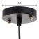 Lamp Bayerlux 34520/1 E27 40W Black 14x14x28-128 cm