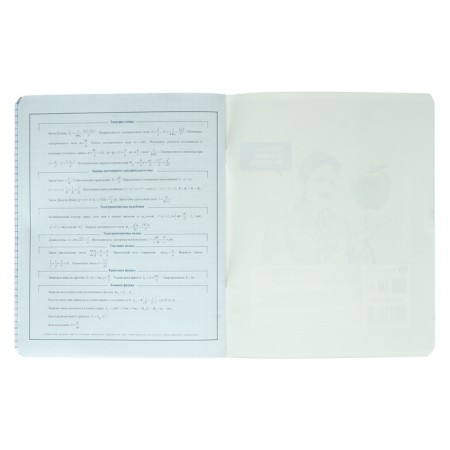 A notebook “Bright details”, 48 sheets in the “Physics” cage, covered cardboard, selective twin-lak, UV-lak, OFSET block-5