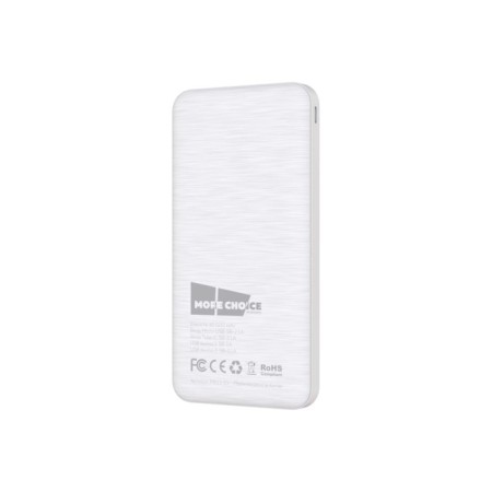 External battery More Choice PB33-10, 10,000 mAh, 2xusb, 2.1 a, white-2