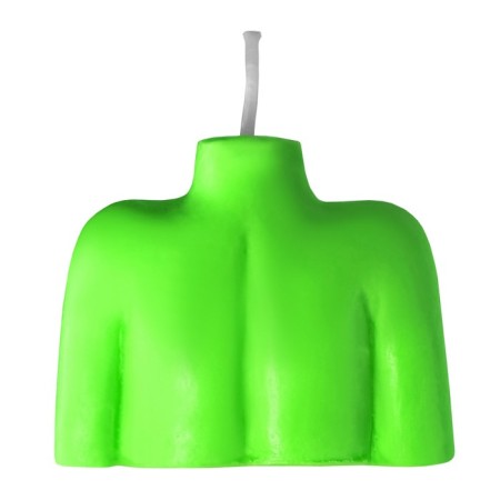 Candle Pecado BDSM "Women's silhouette", green color, 49 g-2