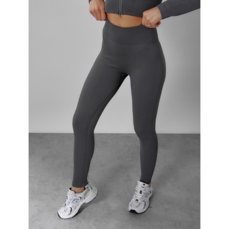 Sports suit female, size 46, dark gray color-8