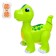 Robot Dinosaur "Smart pet" Zhory, programmable, on the control panel, interactive: sound, light, batteries, in Russian