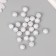 Beads for creativity Plastic "Elocated Ball" white-silver set 20 g 1.2x1x1 cm