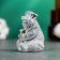 Figure "Bear plays on spoons" 6.3cm