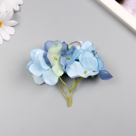 A bud on the leg for decoration "Blue violet" d = 5 cm, h = 10 cm