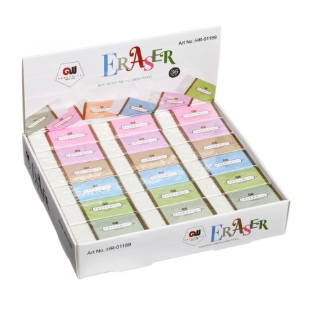 Eraser rectangular white-4