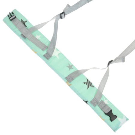 Reins for children No. 1, mint stars, turquoise color-7