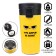 Thermal circle, 380 ml, Style "There is no good morning", retains heat 8 hours, with a strainer