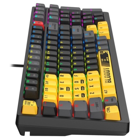 Keyboard A4Tech Bloody S98 Sports Lime Blms Plus mechanical yellow/gray USB for Gamer 1078910-7