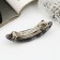 Halfish hair clip "Toliman" points, 8 cm