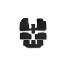 3D mats in the Toyota Wish salon, 2003-2009, front-wheel drive, p.R., 5 pcs. (polyurethane)