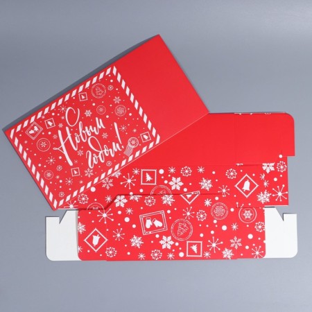 Box the team "Happy New Year", 25 x 18 x 10 cm, new year-6