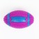 The dog for dogs luminous with the squeezer "Rugby", TPR, 7 cm, pink