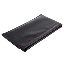 The pocket-organizer between the seats SkyWay 29x16 cm, the skin Perf. Black, Red line, s06402019