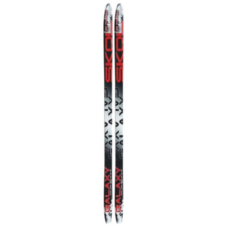 Plastic skis, 120 cm, with a notch, the color of mix-3