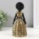 Souvenir Polystone "Baby from Africa, with a large bow" 9.5x7.7x21.5 cm