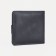 Men's purse on the button, a department for bills, for cards, black color
