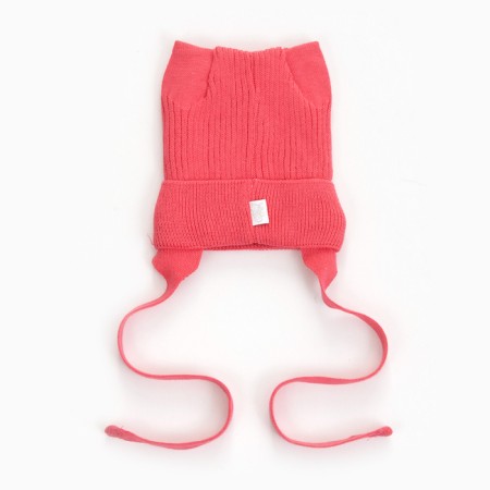 Children's hat, cherry color, size 46-48-2