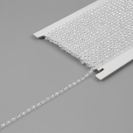 Rhinestones on threads, 3 mm, 9 ± 1 m, the color is transparent-1
