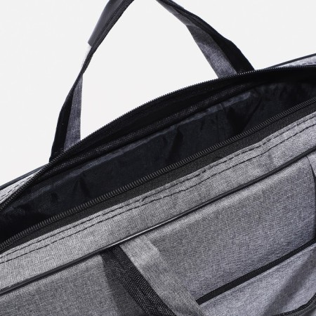 Laptop bag, gray color-6