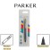 Ballpoint pen Parker Jotter Color Plastic Corps + stainless steel, blue ink