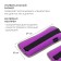 Teaching Neoprene 2 pcs. x 0.5 kg, purple color