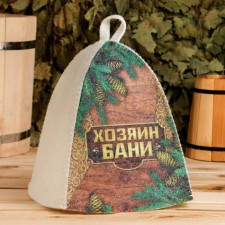 Bath cap with the print 