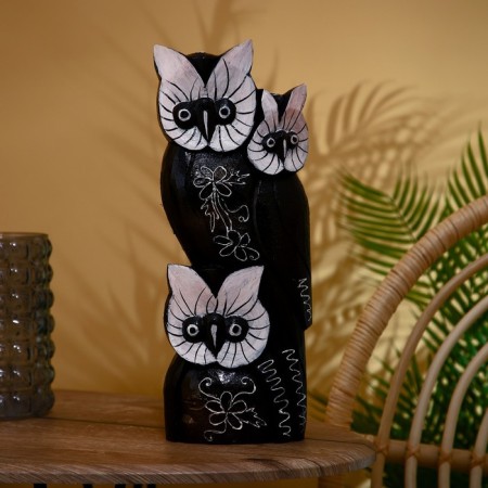 Souvenir tree "Three Owls" 16x7.5x40 cm