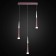 Suspended Citilux “Vegas” CL227033, 55x9x50 cm, 3x7W, LED, brown color
