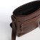 Male bag, xl zolo, brown color